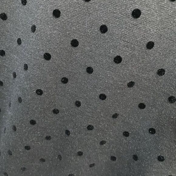 Tahari Black Polka Dot Layered Knit Dress 22W - Picture 6 of 6